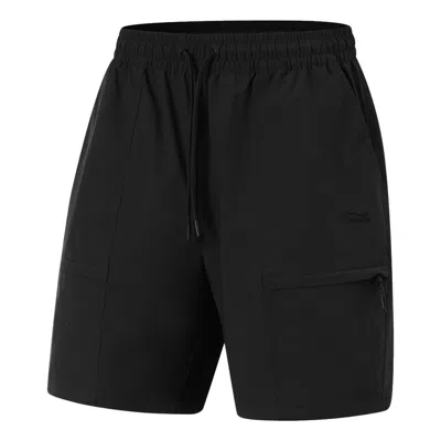 LI-NING Li-Ning Logo Waterproof Loose Fit Shorts 'Black'