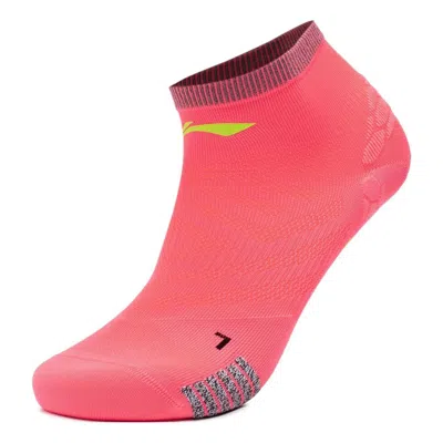 LI-NING Li-Ning Running Short Socks 'Neon Red'