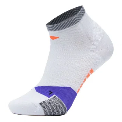 LI-NING Li-Ning Running Short Socks 'White Purple'