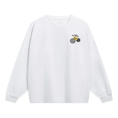 LI-NING Li-Ning Skateboarding Graphic Sweatshirt 'White'