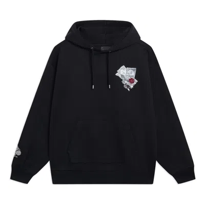 LI-NING Li-Ning Skateboarding Millionaire Graphic Hoodie 'Black'