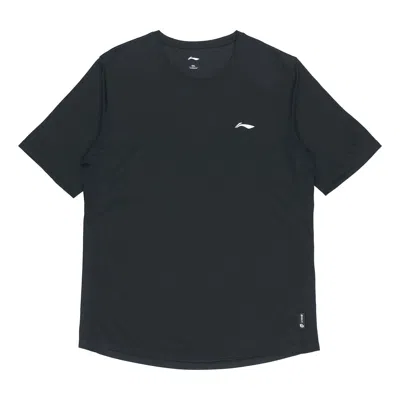 LI-NING Li-Ning Small Logo Quick-Drying T-shirt 'Black'