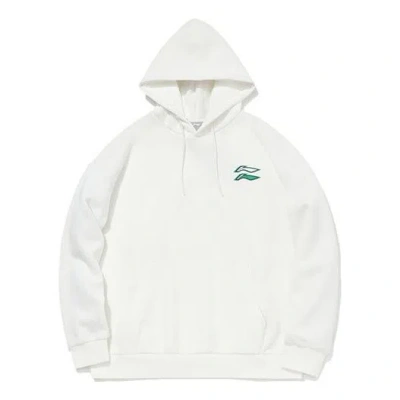 LI-NING Li-Ning Sports Fashion Series Loose Pullover Hoodie 'White'