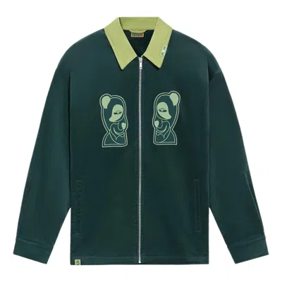 LI-NING Li-Ning THE NORTH FACE Logo Printing Jacket 'Dark Green'