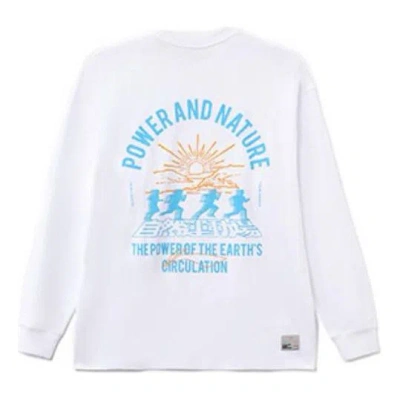 LI-NING Li-Ning The Power Of The Nature Graphic Long Sleeve T-shirt 'White'