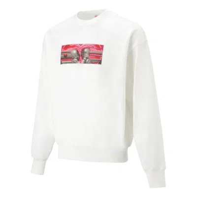 LI-NING Li-Ning Valentine's Day Graphic Sweatshirt 'White'