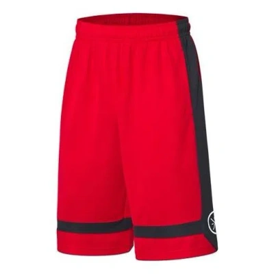 LI-NING Li-Ning Way of Wade Logo Color Block Basketball Shorts 'Red Black'