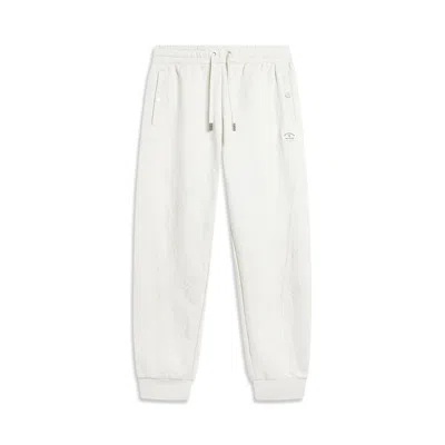 LI-NING Li-Ning Way of Wade Love & Passion Embroidered Sweat Pants 'Whtie'