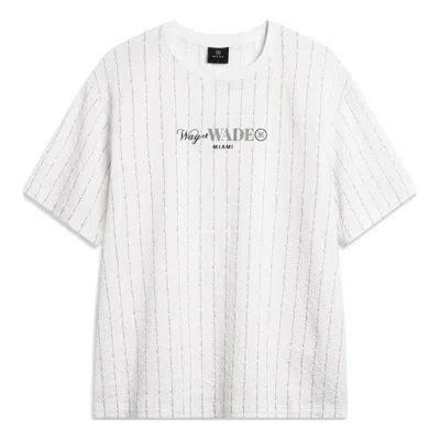 LI-NING Li-Ning Way Of Wade Striped Graphic T-shirt 'White'