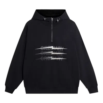 LI-NING Li-Ning Way Of Wade Thunder Graphic Half Zip Hooded Jacket 'Black'