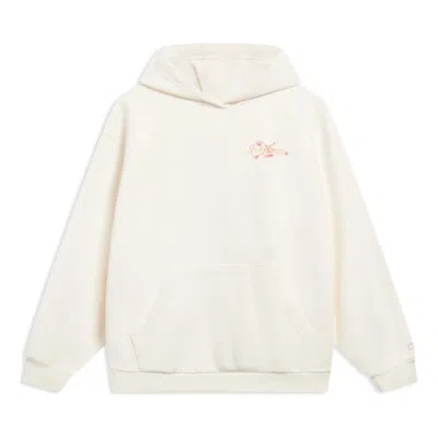 LI-NING (WMNS) Li-Ning Anything Is Possible Floral Graphic Hoodie 'Beige'