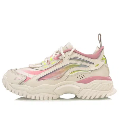 LI-NING (WMNS) Li-Ning Aurora Windwalker x Gilr Bad Five 'White Pink'