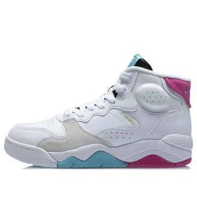 LI-NING (WMNS) Li-Ning Classic Basketball Shoes 'White Blue Pink'