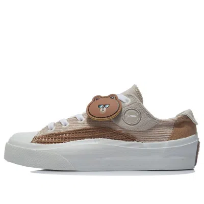LI-NING (WMNS) Li-Ning x Line Friend Vulc Low 'Brown White'