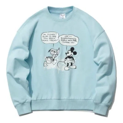 LI-NING Li-Ning x Disney Crossover Sports Fashion Series Cartoon Printing Loose Sports Pullover Round Neck '