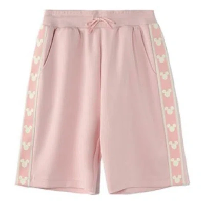 LI-NING Li-Ning x Disney Graphic Striped Shorts 'Pink'