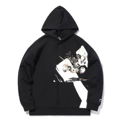 LI-NING Li-Ning x Disney Loose Casual Hoodie 'Black White'