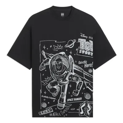 LI-NING Li-Ning x Disney Toy Story Graphic Loose Fit T-shirt 'Black'