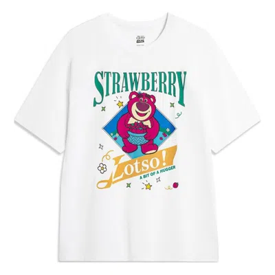 LI-NING Li-Ning x Disney Toy Story Lotso Graphic T-shirt 'White'