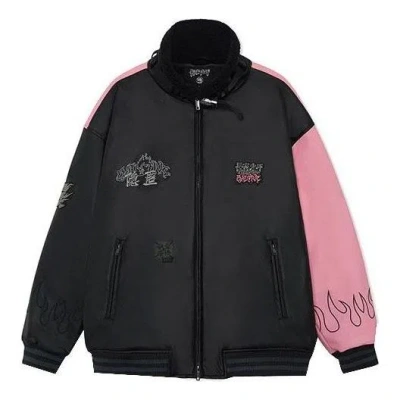 LI-NING Li-Ning x STA_GROUP BADFIVE Fashion Jacket 'Black Pink'