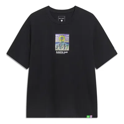 LI-NING Li-Ning x Steven Harrington Graphic T-shirt 'Black'