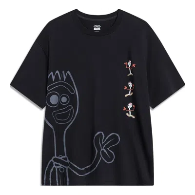 LI-NING Li-Ning x Toy Story Graphic T-shirt 'Black'