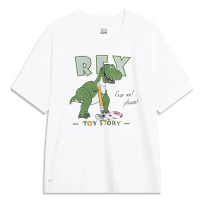 LI-NING Li-Ning x Toy Story Rex Graphic T-shirt 'White'