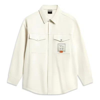 LI-NING Li-Ning x Way Series Lifestyle Shirt 'White Black'