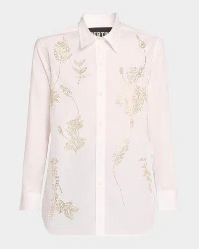 LIBERTINE ELIZABETH ST GARDEN BUTTON-DOWN SHIRT