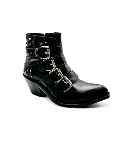 LIBERTY BLACK LIBERTY BLACK WOMEN'S ROCKER ANKLE BOOTS IN BLACK