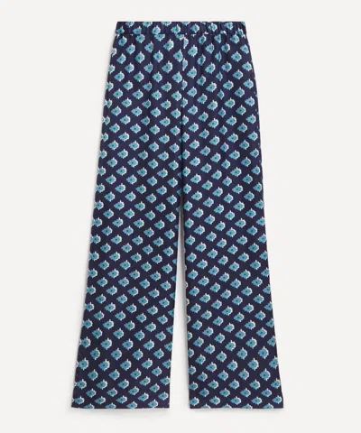 LIBERTY LIBERTY WOMEN'S ADAMAS SILK PALAZZO TROUSERS