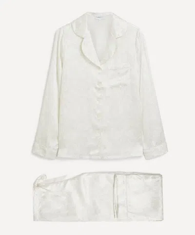 LIBERTY LIBERTY WOMEN'S NOUVEAU IANTHE SILK-SATIN PYJAMA SET
