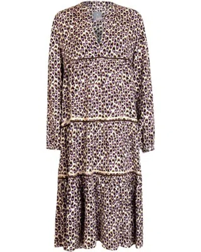 LIEBLINGSSTÜCK LIEBLINGSSTÜCK STUFENKLEID RUTAL LANG MAXIKLEIDER V-AUSSCHNITT KRAGENLOS