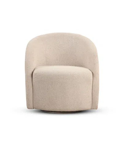 LIFESTYLE SOLUTIONS 28.5" VELVET ERIK SWIVEL CHAIR