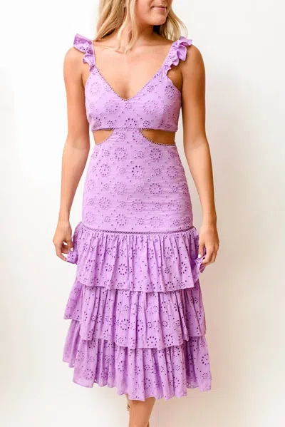 LIKELY ROSANNA DRESS IN VIOLET