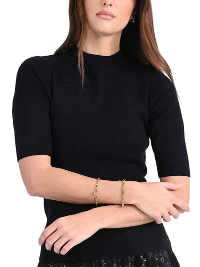 LILI SIDONIO LEBEAU T NECK SWEATER IN BLACK