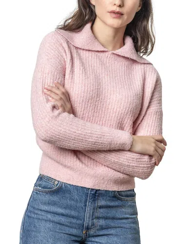 LILLA P LILLA P EASY SPLIT COLLAR WOOL-BLEND SWEATER