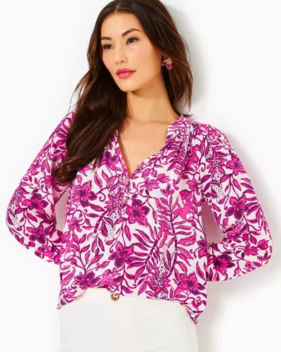 LILLY PULITZER ELSA SILK TOP