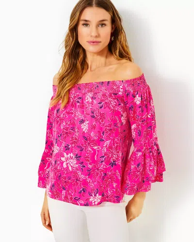 LILLY PULITZER KAORI OFF-THE-SHOULDER TOP