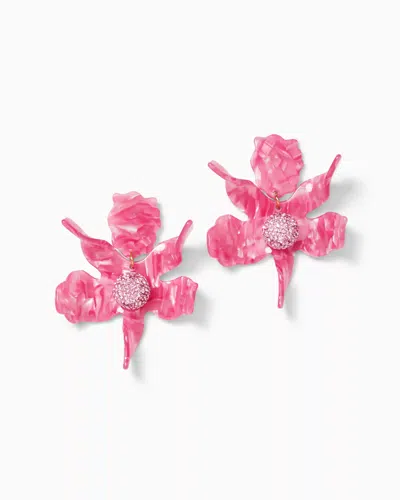 LILLY PULITZER LILLY X LELE CRYSTAL LILY EARRINGS