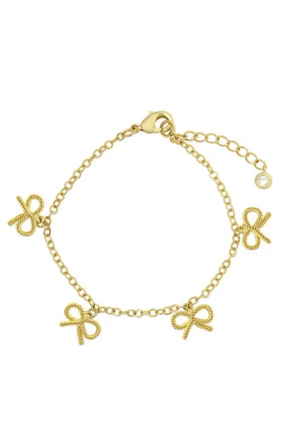 LILY NILY LILY NILY KIDS' BOW TWIST CHARM BRACELET