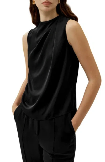 LILYSILK LILYSILK SLEEVELESS MINIMALIST SILK TOP