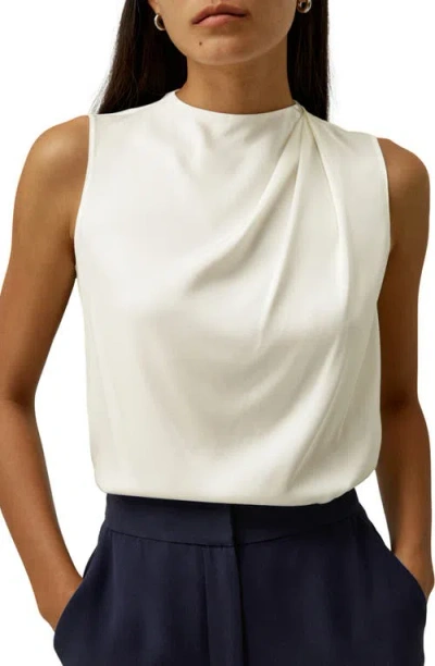 LILYSILK LILYSILK SLEEVELESS MINIMALIST SILK TOP