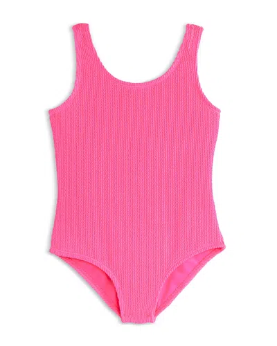 LIMEAPPLE GIRLS' ESTER CRINKLE ONE PIECE SWIMSUIT - LITTLE KID, BIG KID