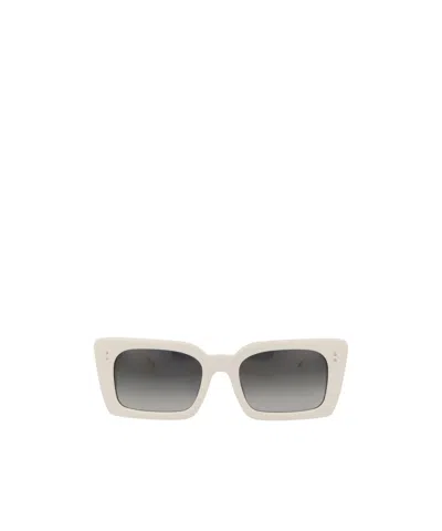 LINDA FARROW GEOMETRIC FRAME SUNGLASSES