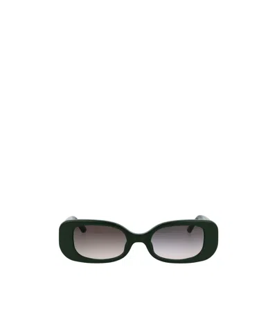 LINDA FARROW GEOMETRIC SUNGLASSES
