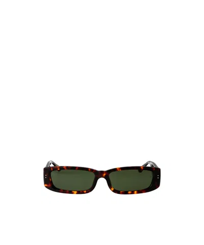 LINDA FARROW GEOMETRIC SUNGLASSES