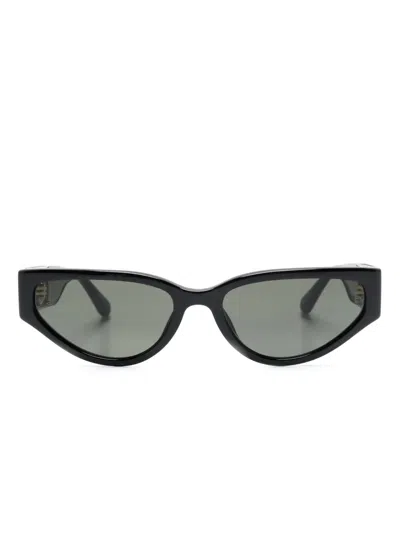 LINDA FARROW TOMIE CAT-EYE SUNGLASSES