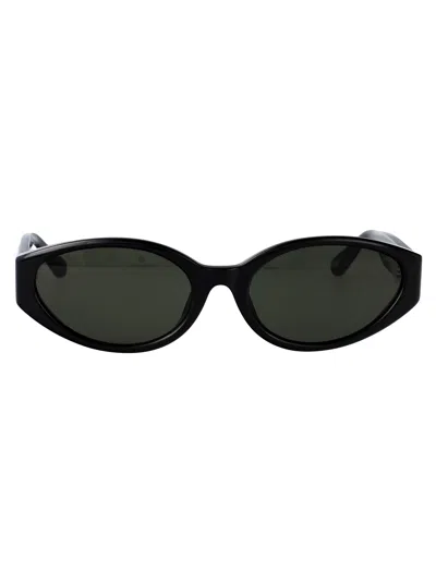 LINDA FARROW LINDA FARROW OVAL SUNGLASSES LFL1540 C1 SUN C1