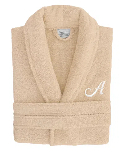 LINUM HOME LINUM FONT 100% TURKISH COTTON UNISEX TERRY BATHROBE